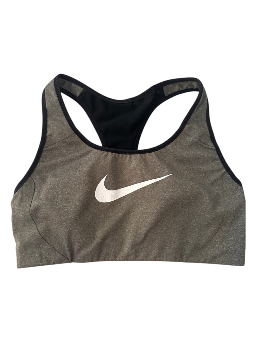 Nike sports bra gray, size small